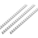 Plastic combs for the binder 19mm light gray 100pcs