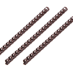 Plastic combs for the binder 19mm chocolate 100pcs