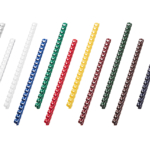 Plastic combs for the binder 25mm black 50pcs