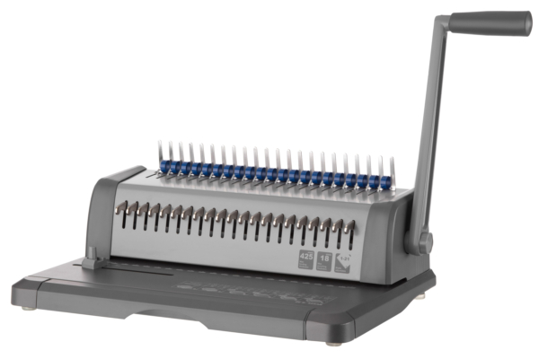 Plastic combs for the binder 32mm cyan 50pcs