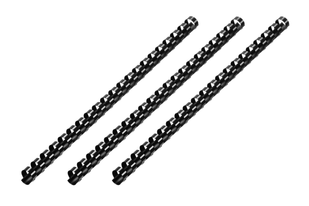 Plastic combs for the binder 45mm black 50pcs