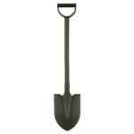 2E Shovel bayonet Bushcraft, compact, steel handle, 1.5mm, 78cm, 0.93kg