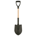 Лопата штыковая 2E Digger 1, компактная, деревянный черенок, 1.5мм, 78см, 0.93кг