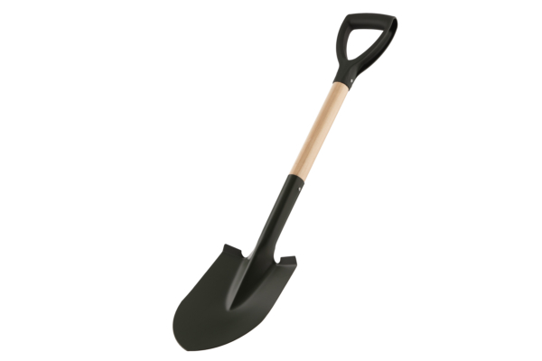 Лопата штыковая 2E Digger 1, компактная, деревянный черенок, 1.5мм, 78см, 0.93кг