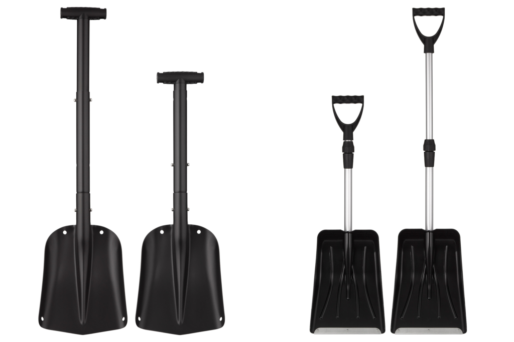 2E Snow shovel Skandy snow, telescopic, lightweight, aluminium, 1.8mm, 65.5-82cm, 0.61kg