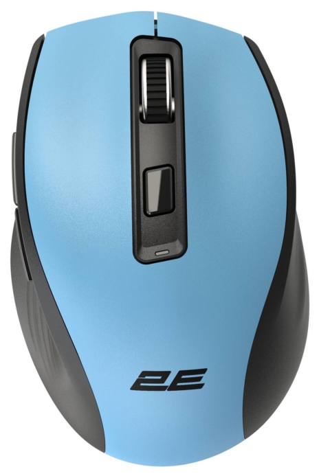 Мышь 2E MF250 Silent, WL, синий