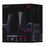 Акустическая система 2E PCS233 RGB, 2.0, USB, Black