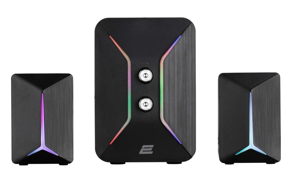 Акустическая система 2E PCS301 RGB, 2.1, USB, Black