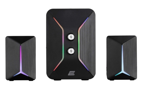 Акустическая система 2E PCS301 RGB, 2.1, USB, Black