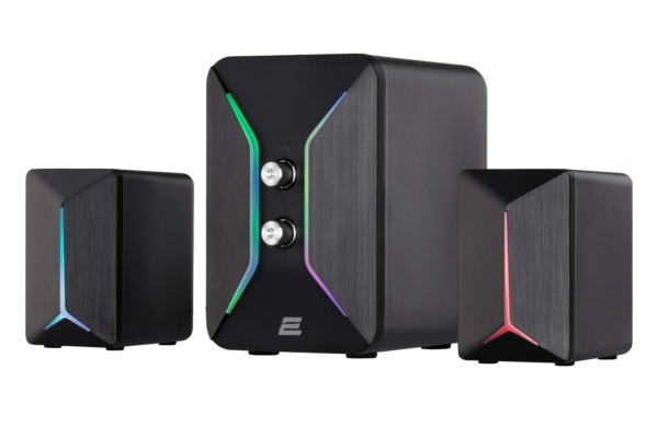 Акустическая система 2E PCS301 RGB, 2.1, USB, Black