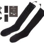 2E Tactical Heated Socks Race Black with Remote Control, Size S