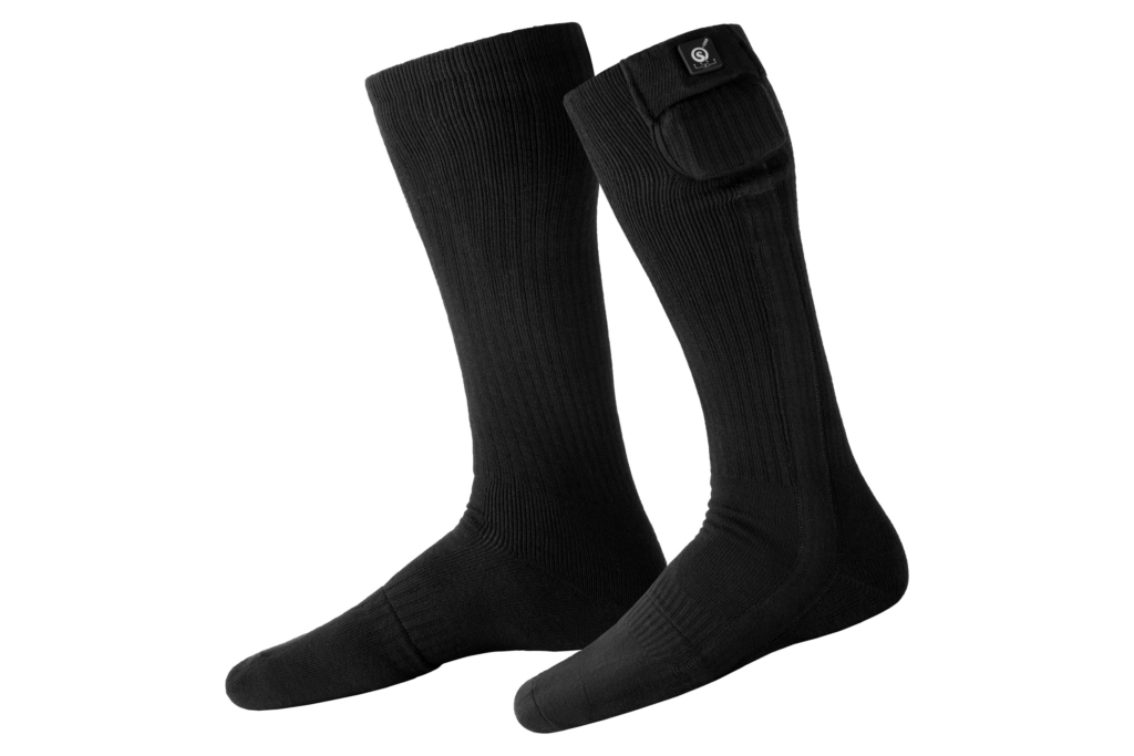 2E Tactical Heated socks Race Plus Black high, size XL