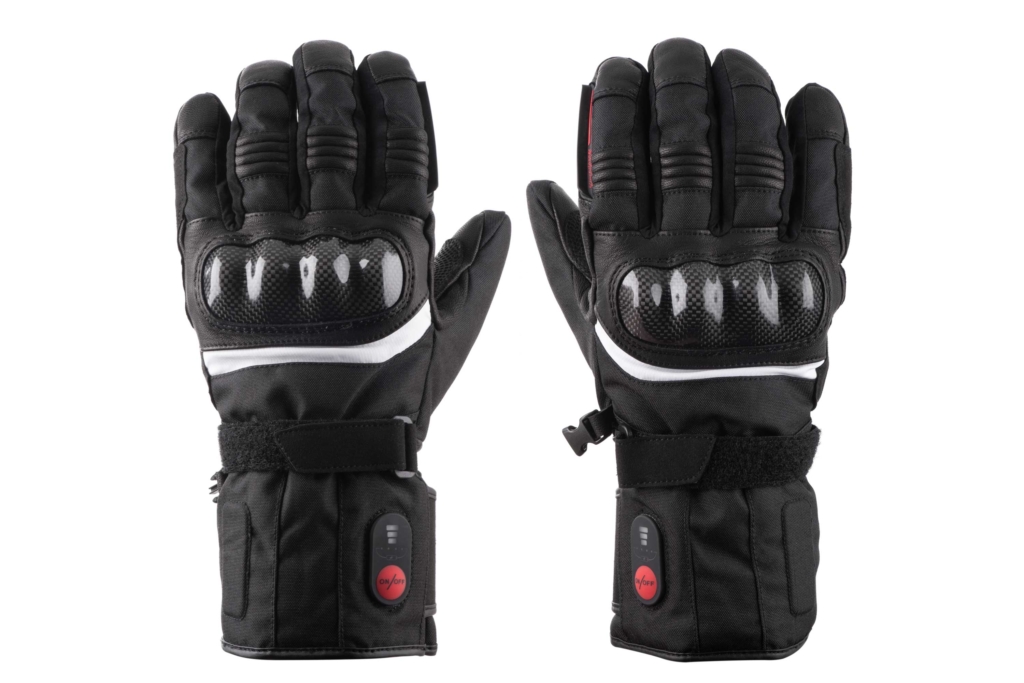 2E Tactical Heated Gloves Rider Black, Size M