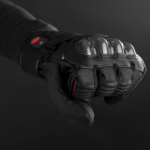 2E Tactical Heated Gloves Rider Black, Size M
