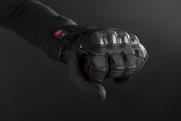2E Tactical Heated Gloves Rider Black, Size M