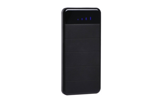 2E Акумулятор портативний літій-іонний Power Bank Solar 8000мА·год, вбудований LED-ліхтар, чорний