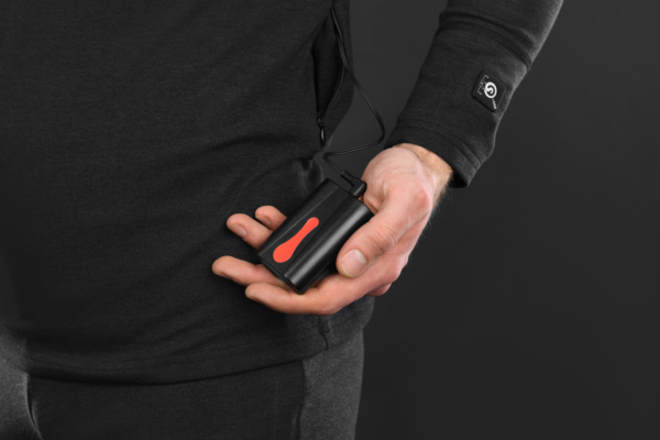 2E Tactical Чоловіча термобілизна з підігрівом eFiber for Men Black, розмір XL