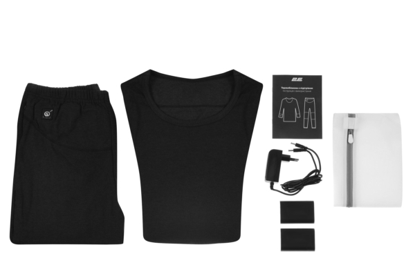 2E Tactical Чоловіча термобілизна з підігрівом eFiber for Men Black, розмір XXL