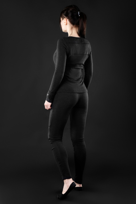 2E Tactical Женское термобелье с подогревом eFiber for Women Black, размер M