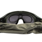 2E Tactical Маска тактическая, защитная Hawk Army Green Anti-fog, сумка, 3 линзы