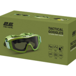 2E Tactical Маска тактическая, защитная Hawk Army Green Anti-fog, сумка, 3 линзы
