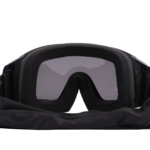 2E Tactical Маска тактическая, защитная Hawk WS Black Anti-fog, 3-х слойный уплотнитель, сумка, 3 линзы