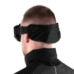 2E Tactical Маска тактическая, защитная Hawk WS Black Anti-fog, 3-х слойный уплотнитель, сумка, 3 линзы