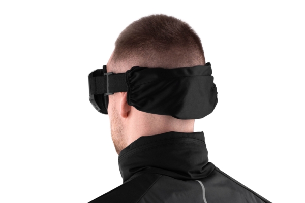 2E Tactical Маска тактическая, защитная Hawk WS Black Anti-fog, 3-х слойный уплотнитель, сумка, 3 линзы