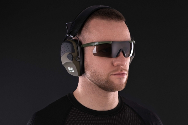 2E Tactical Тактические защитные наушники Pulse Pro Army Green NRR 22 dB, активные