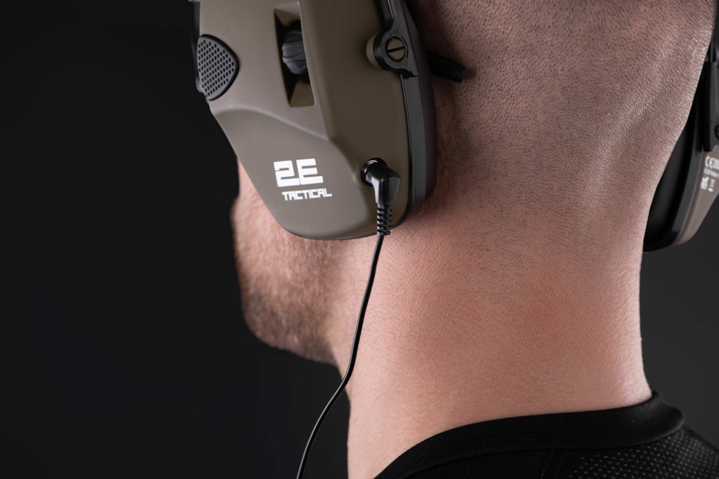 2E Tactical Tactical protective earmuffs Pulse Pro Army Green NRR 22 dB, active