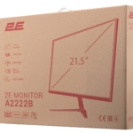 Монитор 2E 21.5″ A2222B D-Sub, HDMI, MM, VA, 75Hz