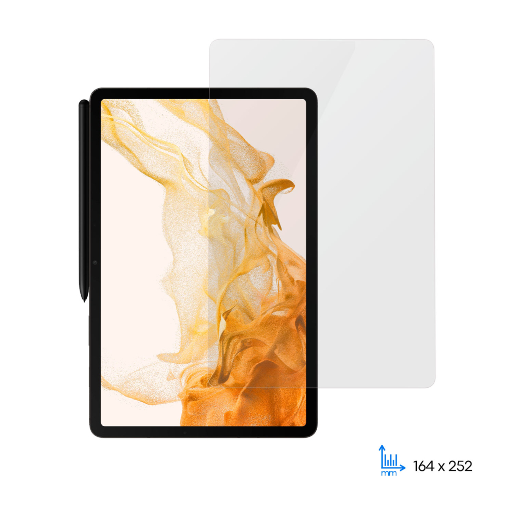 Захисне скло 2E для Samsung Galaxy Tab S8 (X700/X706) 11″ (2022), 2.5D, прозорий
