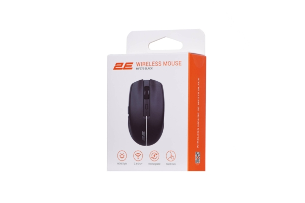Mouse 2E MF270 Rechargeable, White LED, WL, black