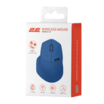 Миша 2E MF280 Silent, WL/BT, синій