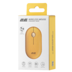 Мышь 2E MF300 Silent, WL/BT, жёлтый