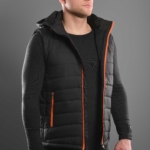 2E Tactical Жилет з підігрівом Heat Power Plus Black з капюшоном, розмір L