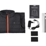 2E Tactical Жилет з підігрівом Heat Power Plus Black з капюшоном, розмір L