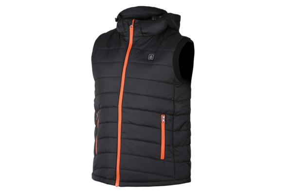 2E Tactical Жилет з підігрівом Heat Power Plus Black з капюшоном, розмір L