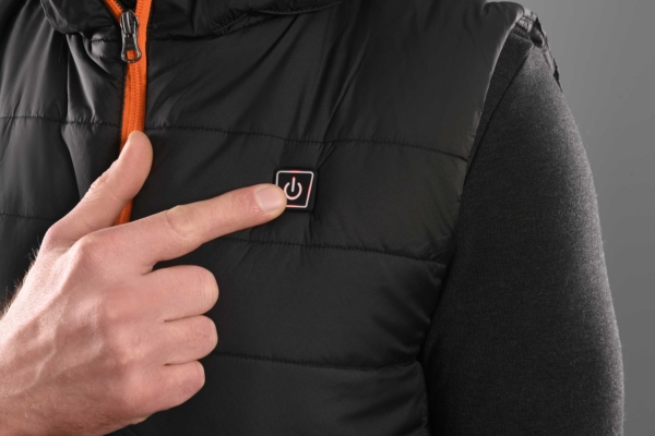 2E Tactical Жилет с подогревом Heat Power Plus Black с капюшоном размер S