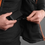 2E Tactical Жилет з підігрівом Heat Power Plus Black з капюшоном, розмір L