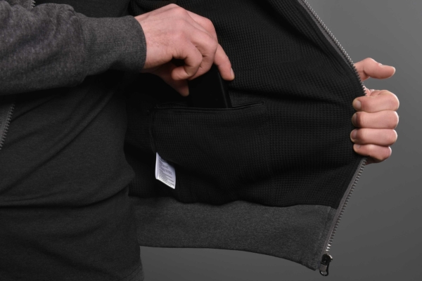 2E Tactical Кофта с подогревом Heat Power Grey, размер XL