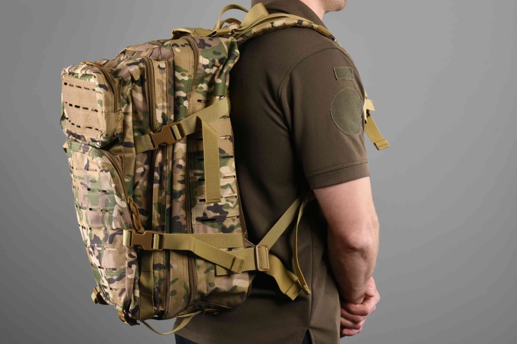 2E Tactical Military Tact Backpack 45L, Multicam