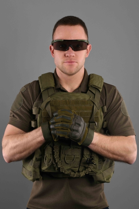 2E Tactical Перчатки тактические, Sensor Touch L, хаки
