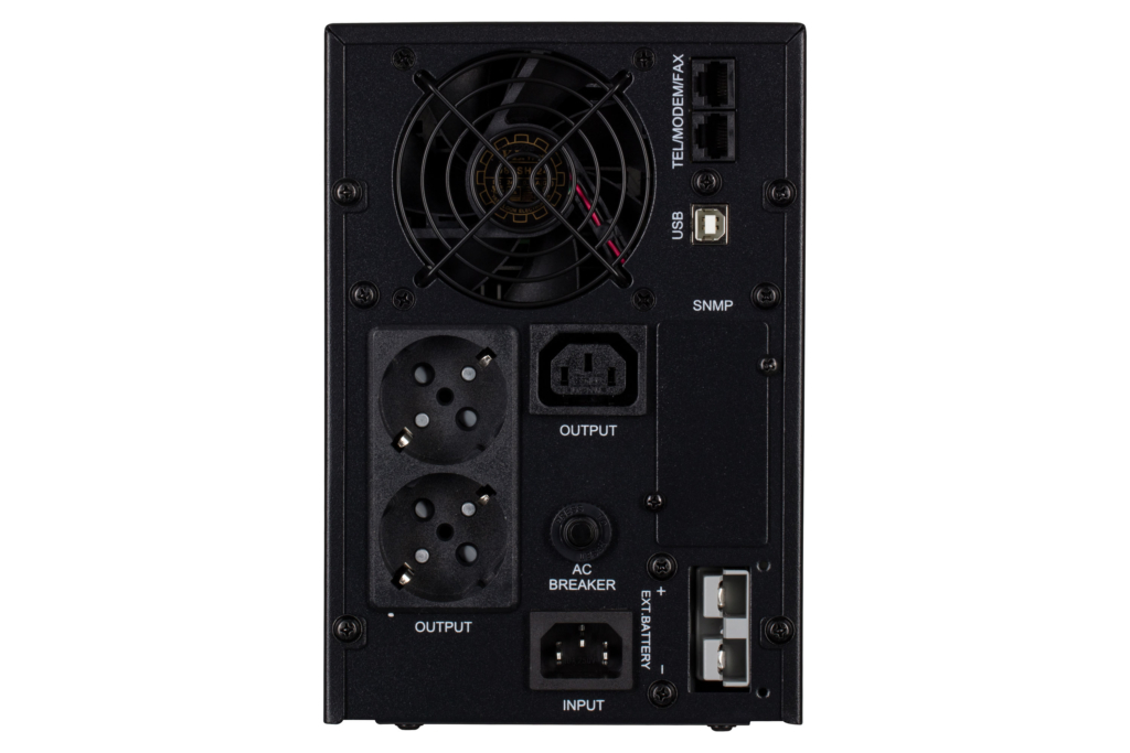 Джерело безперебійного живлення 2E PS500L, 500VA/300W, на зовнішні АКБ 12В, USB, 2xSchuko+1xC13