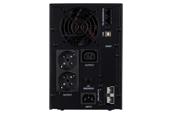 Джерело безперебійного живлення 2E PS500L, 500VA/300W, на зовнішні АКБ 12В, USB, 2xSchuko+1xC13