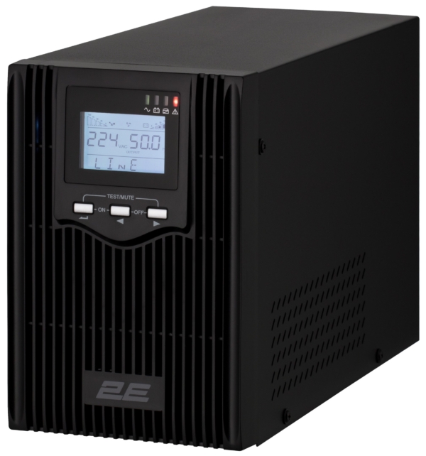 2E PS1000L, 1000VA/800W, DC 24V, 2xSchuko+1xC13