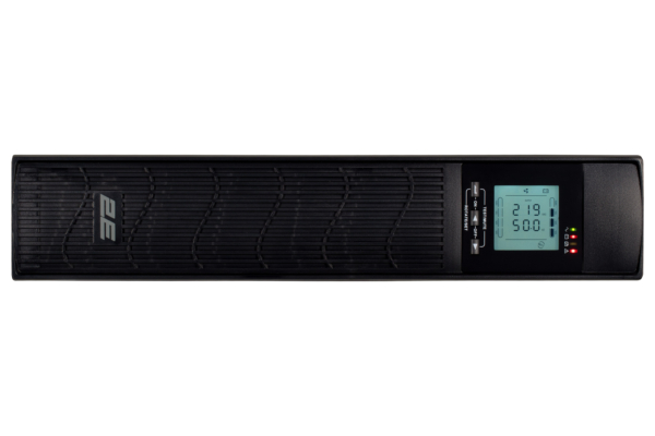 Джерело безперебійного живлення 2E PS1000RT, 1000VA/800W, RT2U, LCD, USB, 2xSchuko+1xC13