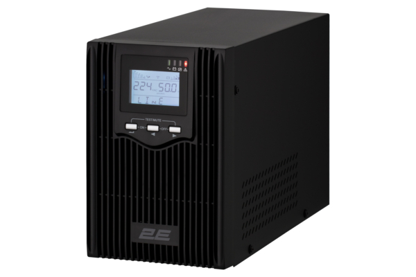 2E PS2000L, 2000VA/1600W, DC 48V, 2xSchuko+1xC13
