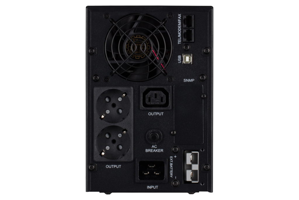 2E PS2000L, 2000VA/1600W, DC 48V, 2xSchuko+1xC13