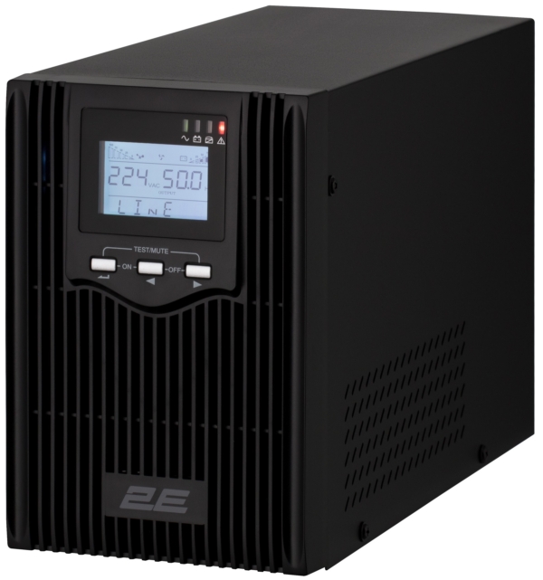 2E PS2000L, 2000VA/1600W, DC 48V, 2xSchuko+1xC13